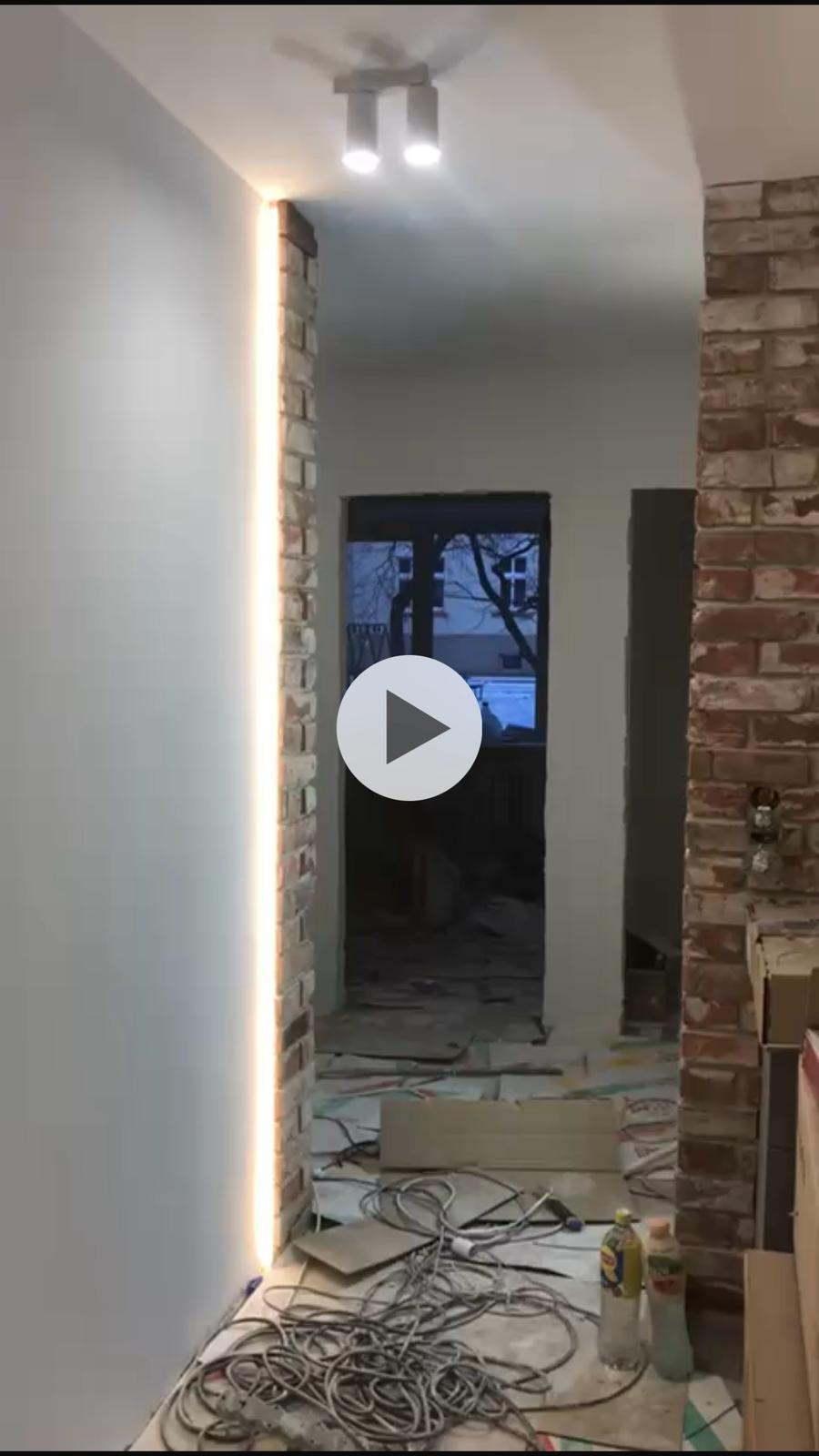 wideo z remontu mieszkania